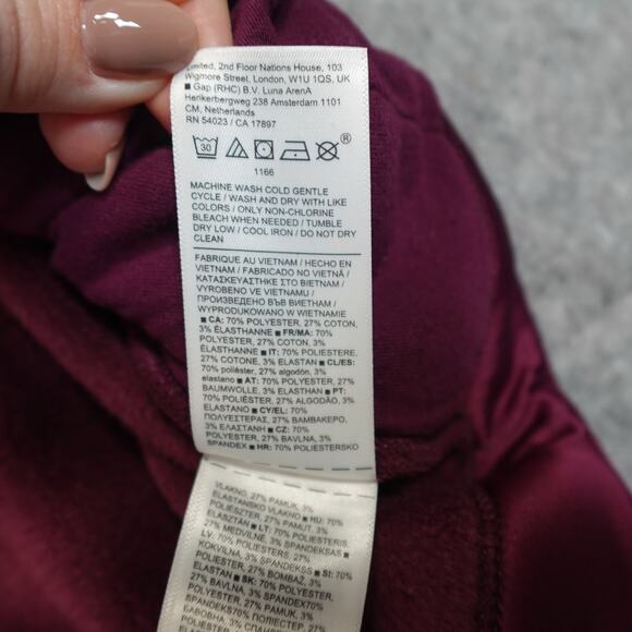 Athleta Sweater Womens Small Cozy Karma Funnel Neck Spiced Cabernet Athleisure - Picture 4 of 12